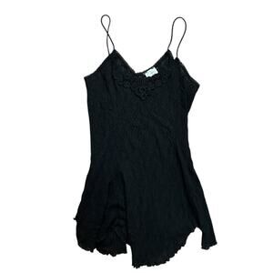 Vintage Cinema Etoile Lace Mini Dress Womens Small Whimsigoth Witchy Lingerie